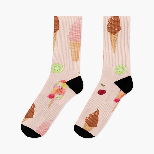 Item preview, ice cream and berries pattern designed and sold by artbymadina.