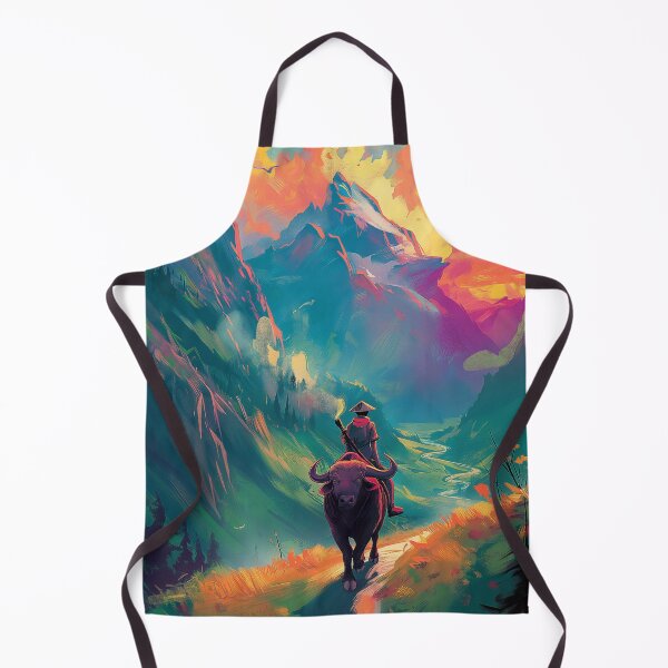Item preview, buffalo landscape art designed and sold by Rockwpapart.