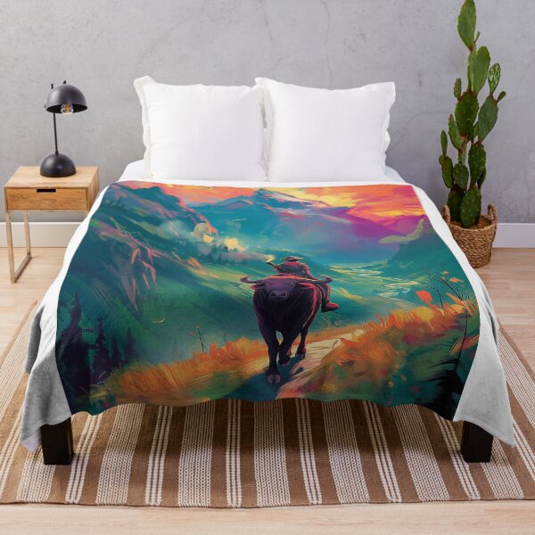 Item preview, buffalo landscape art designed and sold by Rockwpapart.
