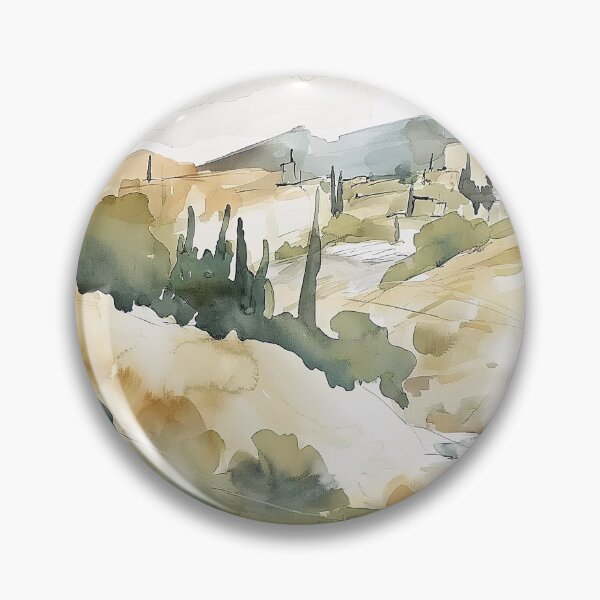 Artikelvorschau, Griechischer Horizont Aquarellkunst - Abstrakte mediterrane Aussicht entworfen und verkauft von aricutcia.