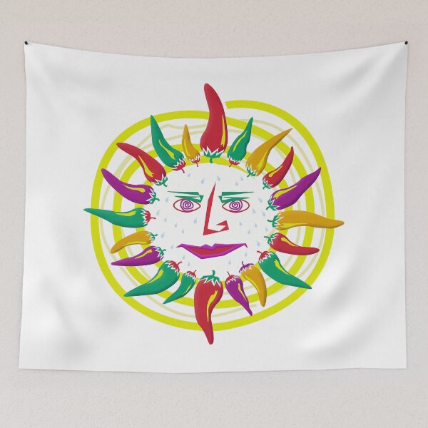 Item preview, Smiling Hot Pepper Sun designed and sold by oz10.
