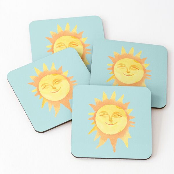 Item preview, Cute Watercolor Smiling Sun designed and sold by FarmOfCuties.