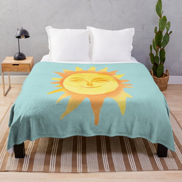 Item preview, Cute Watercolor Smiling Sun designed and sold by FarmOfCuties.