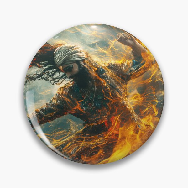 Item preview, indian dan with fire art designed and sold by Rockwpapart.