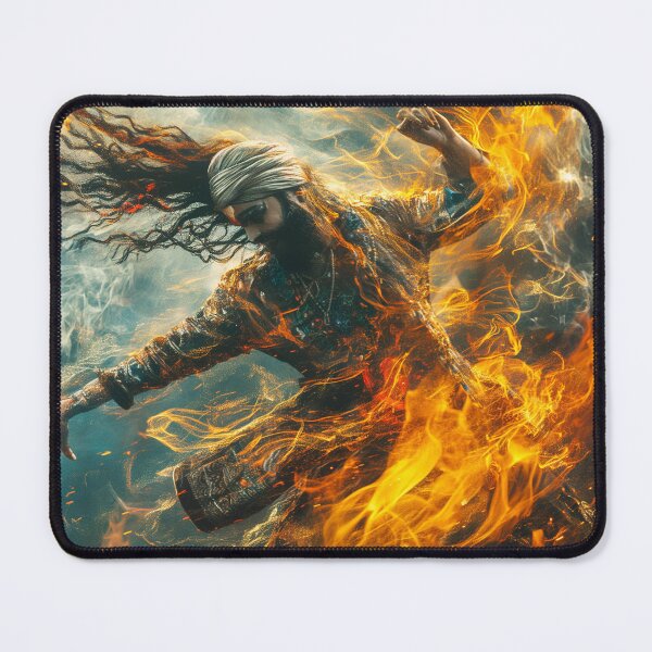 Item preview, indian dan with fire art designed and sold by Rockwpapart.