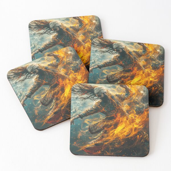 Item preview, indian dan with fire art designed and sold by Rockwpapart.