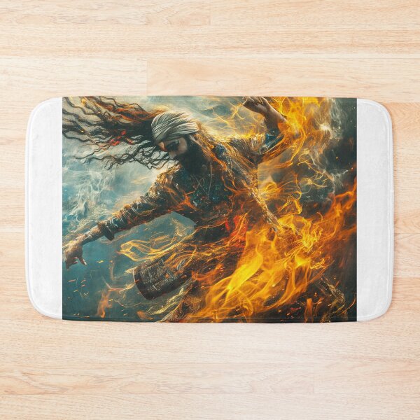 Item preview, indian dan with fire art designed and sold by Rockwpapart.