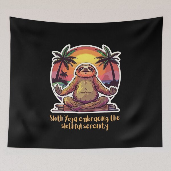 Item preview, My Spirit Animal is Sloth. Sloth Yoga embracing the slothful serenity designed and sold by elnexshop.