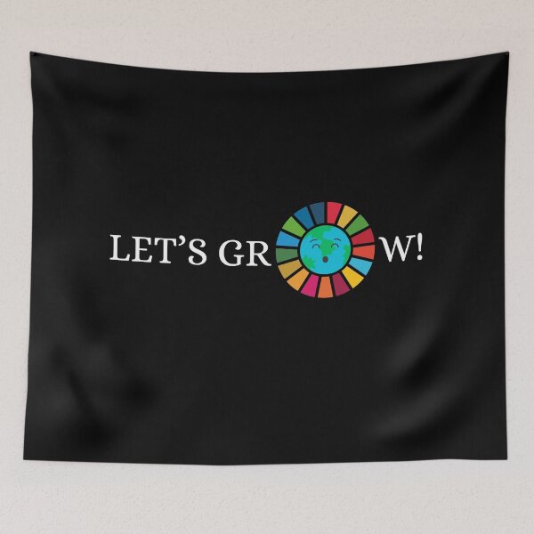 Item preview, Let's Grow UN Sustainable Development Goals Art designed and sold by RedOrBlueIts4U.