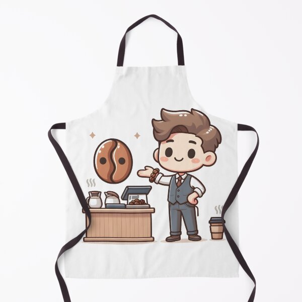 Item preview, Kawaii Barista With A Coffee Bean Bracelet designed and sold by CanvasCutie.