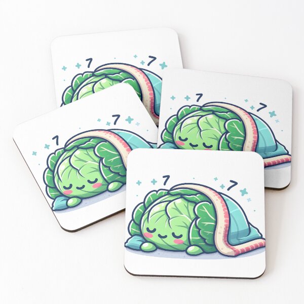 Item preview, Kawaii Cabbage With Blanket designed and sold by CanvasCutie.