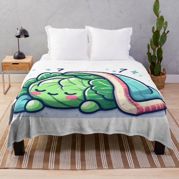 Item preview, Kawaii Cabbage With Blanket designed and sold by CanvasCutie.