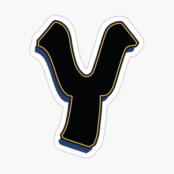 Y black / yellow Sticker