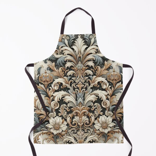 Item preview, Gold & Cream Baroque & Damask designed and sold by DesignsByPrnces.
