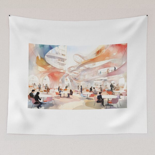 Item preview, Abstract Teamwork Watercolor 18 of 39 designed and sold by TheBrainArt.