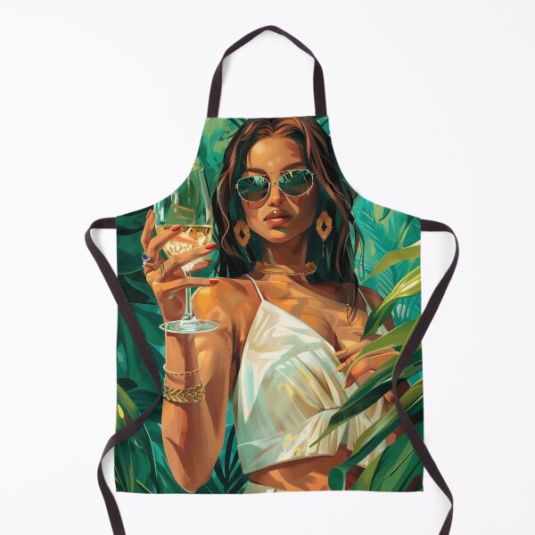 Item preview, woman dring art jungle designed and sold by Rockwpapart.