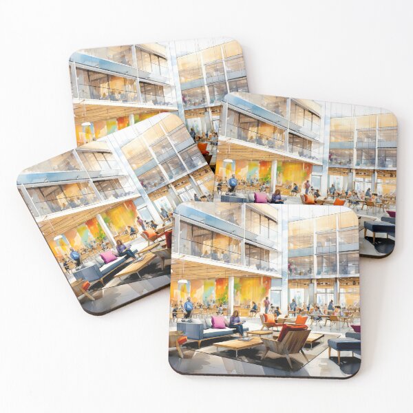 Item preview, Modern Workspaces Watercolor Fantasy 20 of 39 designed and sold by TheBrainArt.