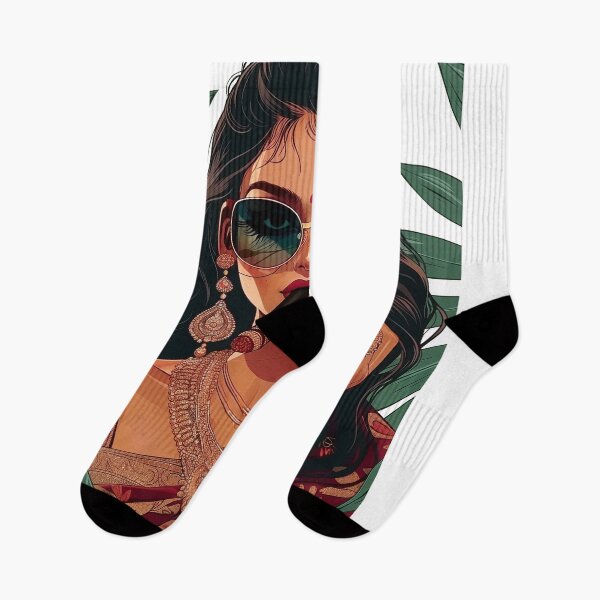 Item preview, indian woman smoking fashion designed and sold by Rockwpapart.