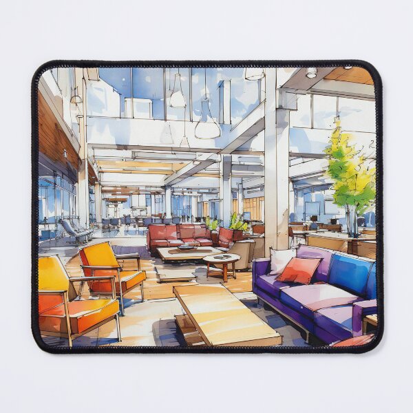 Item preview, Dreamy Collaborative Spaces Watercolor 21 of 39 designed and sold by TheBrainArt.