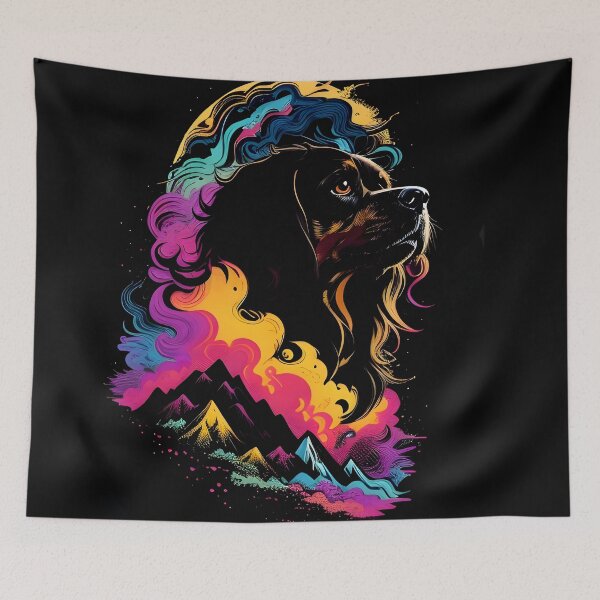 Item preview, Dog  vectorart tshirt design printready graffitistyle designed and sold by rodoxyes.