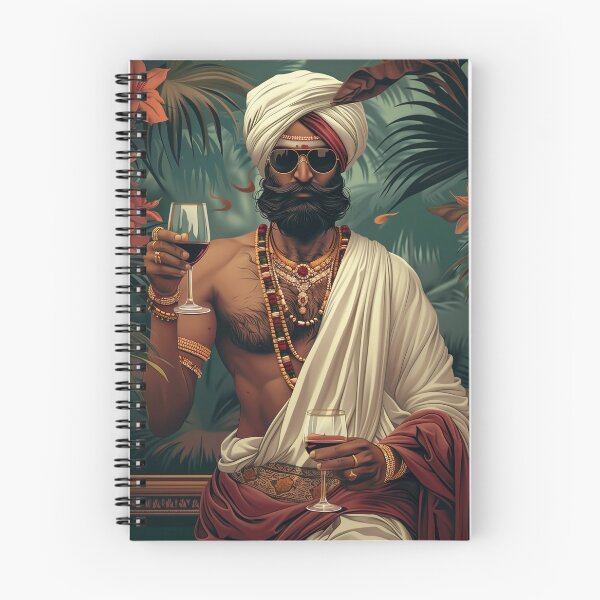 Item preview, Indian man with whiskey bhodi designed and sold by Rockwpapart.