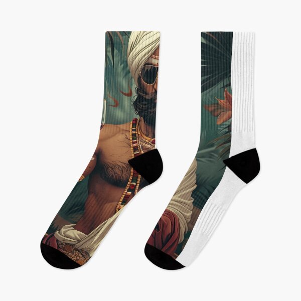 Item preview, Indian man with whiskey bhodi designed and sold by Rockwpapart.