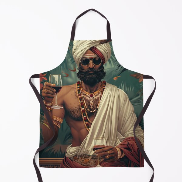 Item preview, Indian man with whiskey bhodi designed and sold by Rockwpapart.