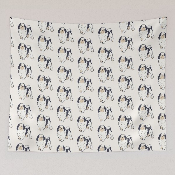 Item preview, lowchen dog art  designed and sold by Mayarart.