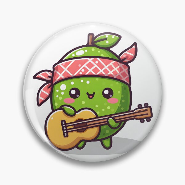 Item preview, Kawaii Lime With Bandana designed and sold by CanvasCutie.
