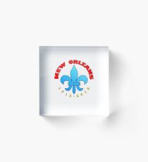 New Orleans 300th Anniversary Acrylic Block