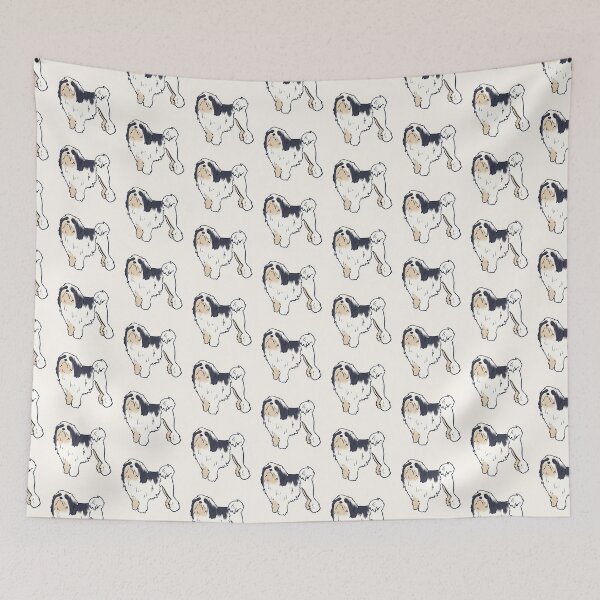 Item preview, Cute lowchen dog art  designed and sold by Mayarart.