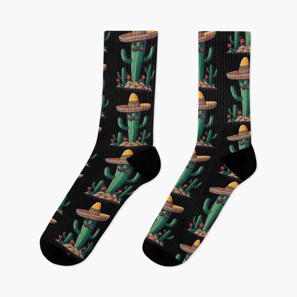 Item preview, Cactus Fiesta Cacti With Sombrero Funny Design designed and sold by LuminOrb.