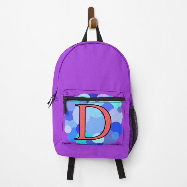 Item preview, Blue Bubbles Upper Case Letter D Monogram designed and sold by MGonline.