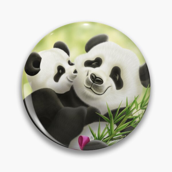 Item preview, Panda and her cub designed and sold by Iris Créa.