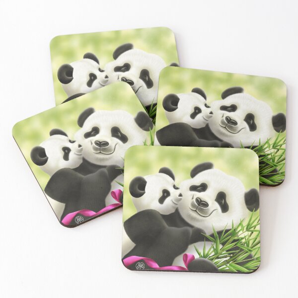 Item preview, Panda and her cub designed and sold by Iris Créa.