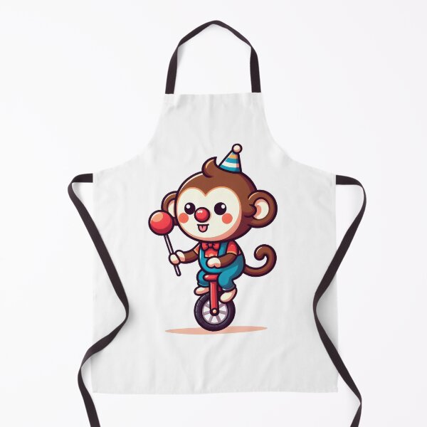 Item preview, Kawaii Monkey With Clown Nose designed and sold by CanvasCutie.