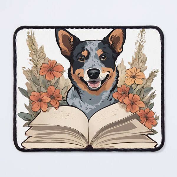 Item preview, Florisitc flowers Dog Australian Cattle Dog  designed and sold by GoodyPaws.