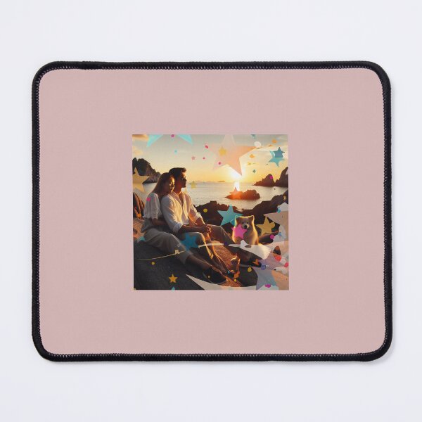 Item preview, Beach Serenity: Couple's Retreat/ Tranquil Seaside Lovers designed and sold by choder61.