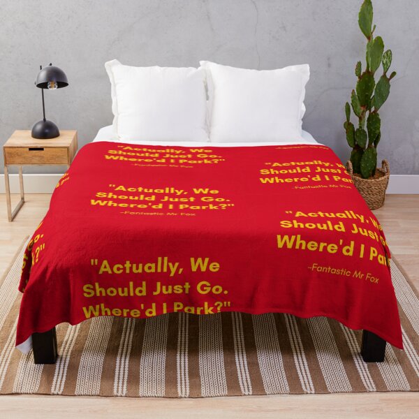 Item preview, Wes Anderson Fantastic Mr Fox Quote designed and sold by CreativeCanvas6.