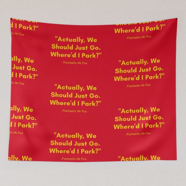 Item preview, Wes Anderson Fantastic Mr Fox Quote designed and sold by CreativeCanvas6.