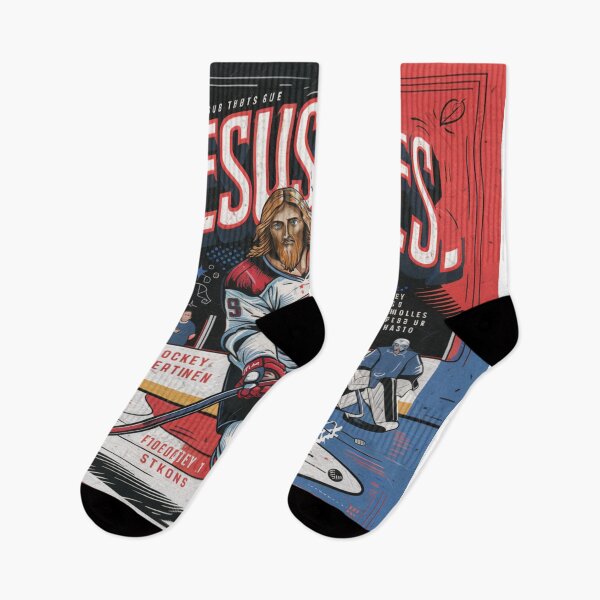 Artikelvorschau, Jesus rettet Eishockey entworfen und verkauft von Obinne.