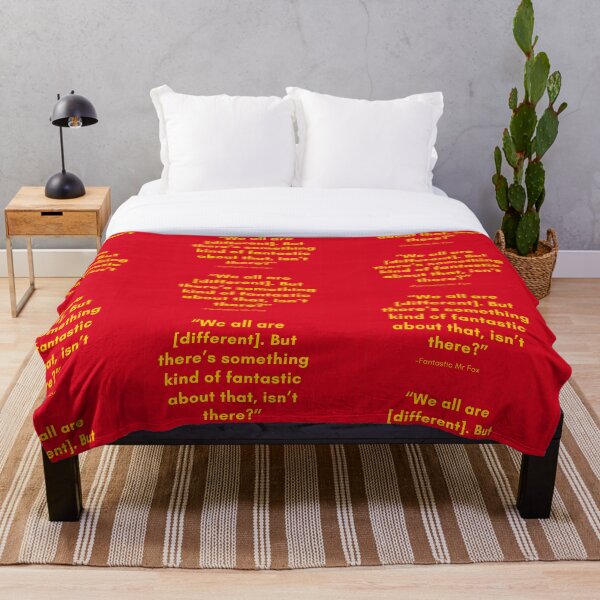 Item preview,  Wes Anderson Fantastic Mr Fox Quote designed and sold by CreativeCanvas6.