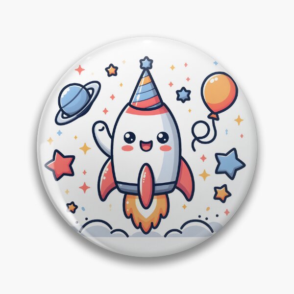 Item preview, Kawaii Rocket: Party Hat designed and sold by CanvasCutie.