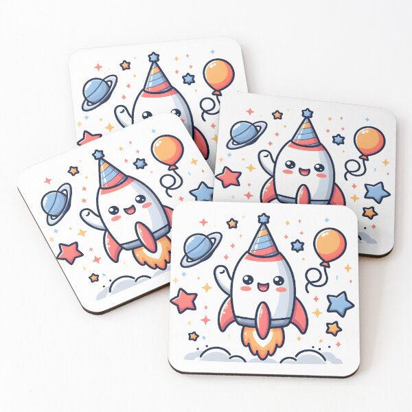 Item preview, Kawaii Rocket: Party Hat designed and sold by CanvasCutie.