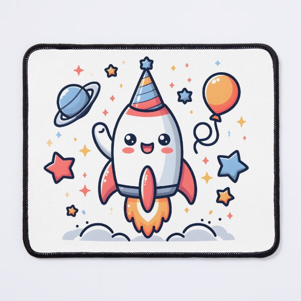 Item preview, Kawaii Rocket: Party Hat designed and sold by CanvasCutie.