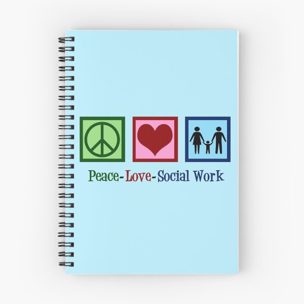 Item preview, Peace Love Social Work designed and sold by Epic Love Designs.