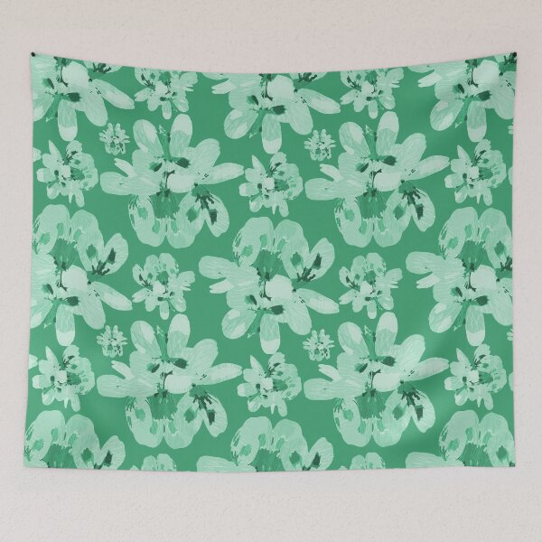 Item preview, Verdant Whisper – Evocative Woodcut Orchid Patterns from Sydney’s Spring Botanicals designed and sold by Jay Dee Dearness.