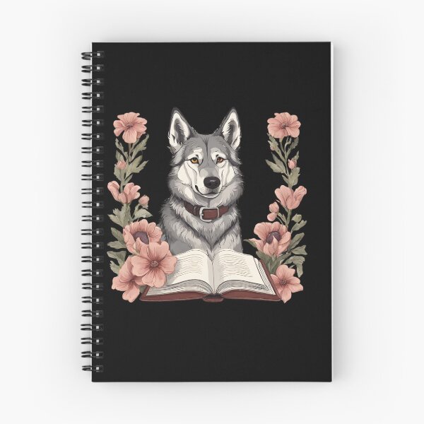 Item preview,  Florisitc flowers Dog Saarloos Wolfdog Dog and Books designed and sold by GoodyPaws.