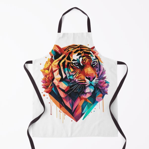 Item preview, Colorful Geometry Tiger designed and sold by Golden_Glory_Design.