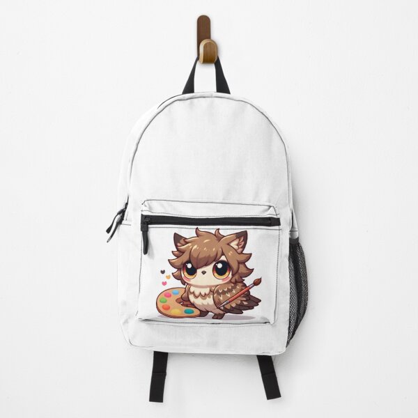 Item preview, Kawaii Xenops With An Artist'S Palette designed and sold by CanvasCutie.